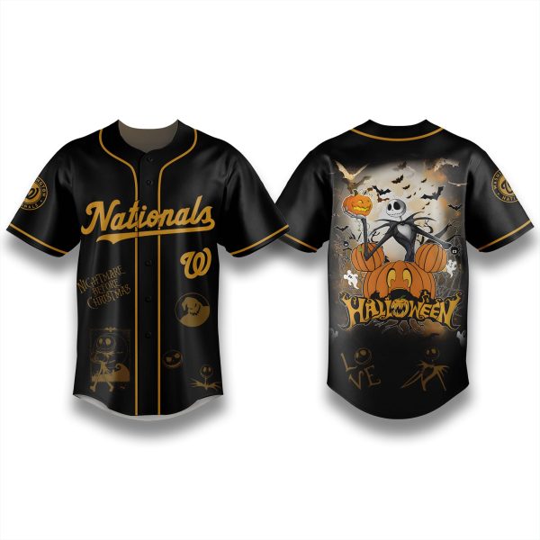 Washington Nationals Nightmare Before Christmas 2025 Jersey