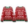 Without Data Youre Just Another Person Ugly Christmas Sweater 1