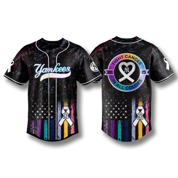 Yankees x Fight Cancer In All Colors Jersey 2025