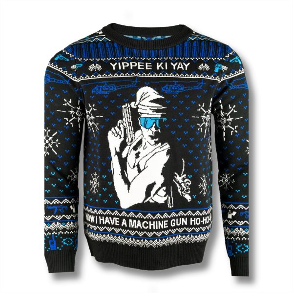 Yippee Ki Yay I Have A Machine Gun Ugly Christmas Sweater 3