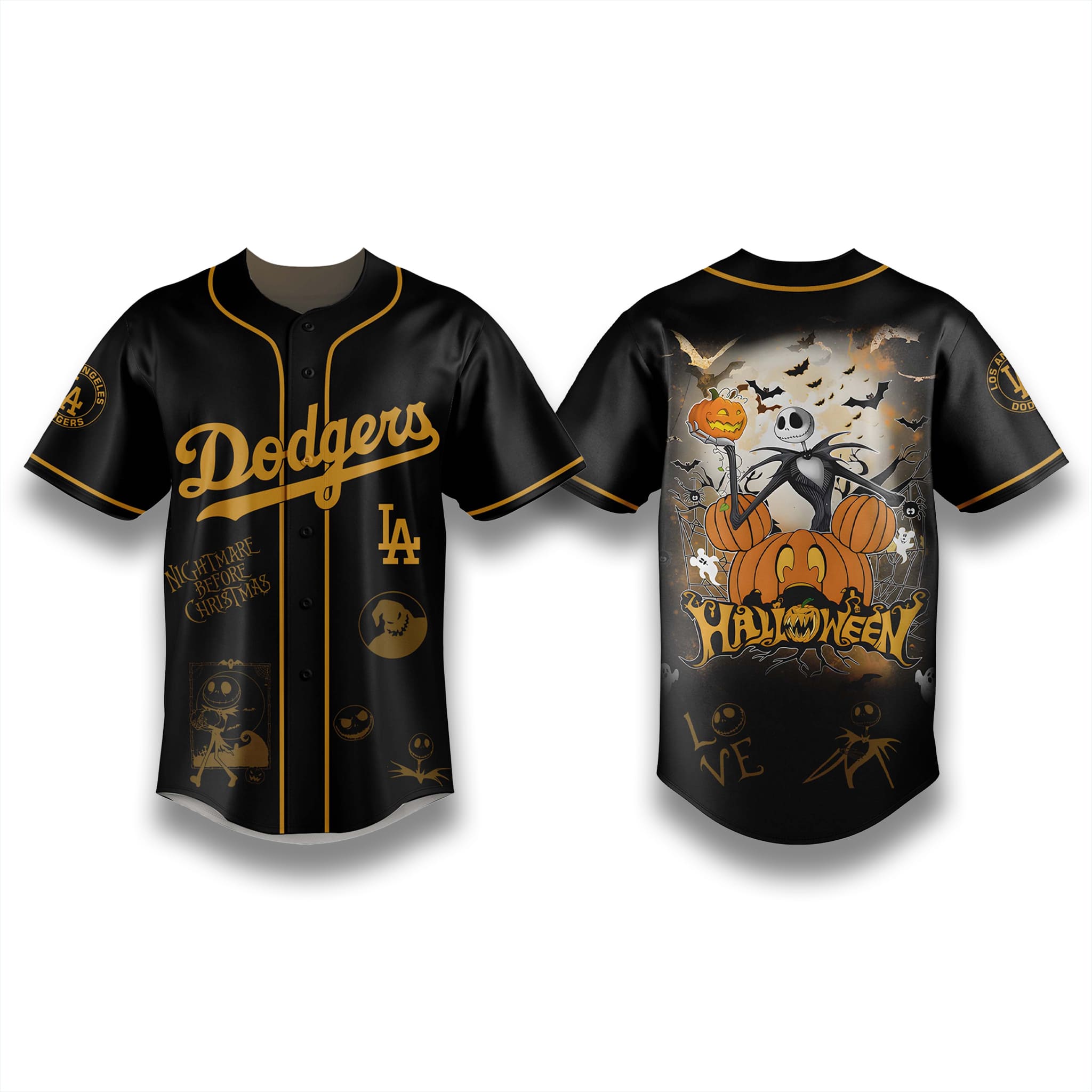 Los Angeles Dodgers x Nightmare Before Christmas Jersey 2025 Los Angeles Dodgers x Nightmare Before Christmas Jersey 2025