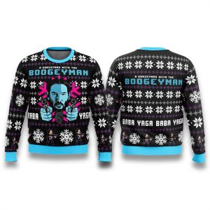 John Wick A Christmas with the Boogeyman Ugly Christmas Sweater 1