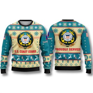 US Coast Guard Ugly Christmas Sweater 1