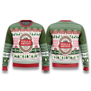 Stella Artois Beeer Christmas Ugly Sweater 1