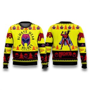 Classic Magneto X men 97 Ugly Christmas Sweater 1