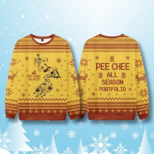 Pee Chee All Season Portfolid Ugly Christmas Sweater 1