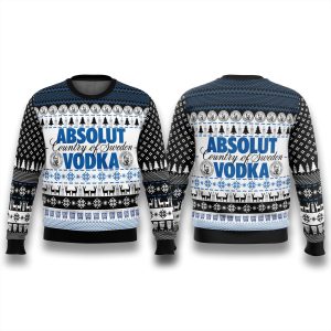 Absolut Vodka Christmas Ugly Sweater 1