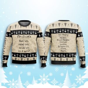 Potatoes Rune The Lord Of The Ring Ugly Sweater 2