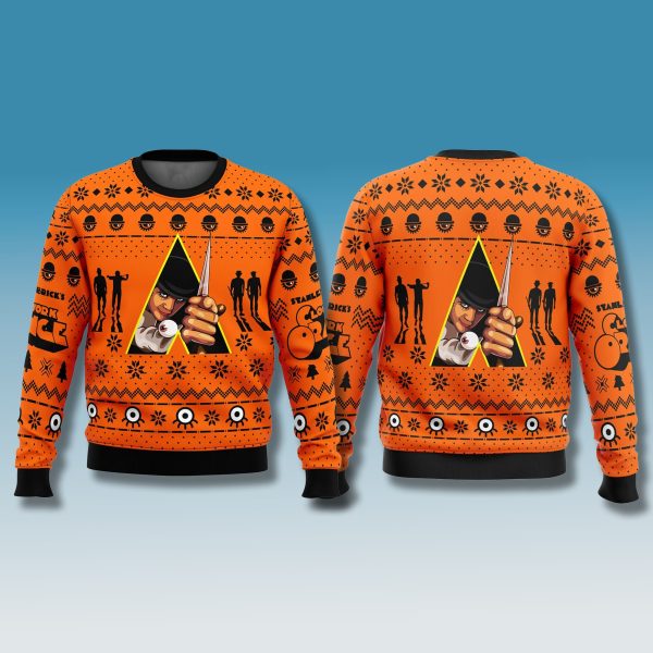 Alex A Clockwork Orange Ugly Christmas Sweater 1