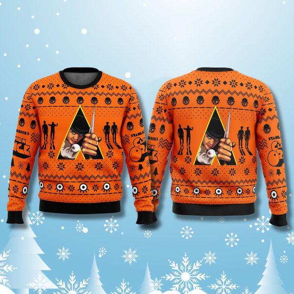 Alex A Clockwork Orange Ugly Christmas Sweater 23