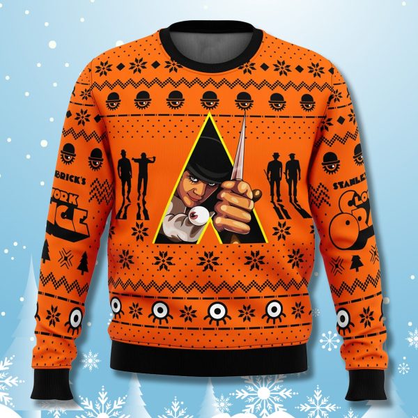 Alex A Clockwork Orange Ugly Christmas Sweater