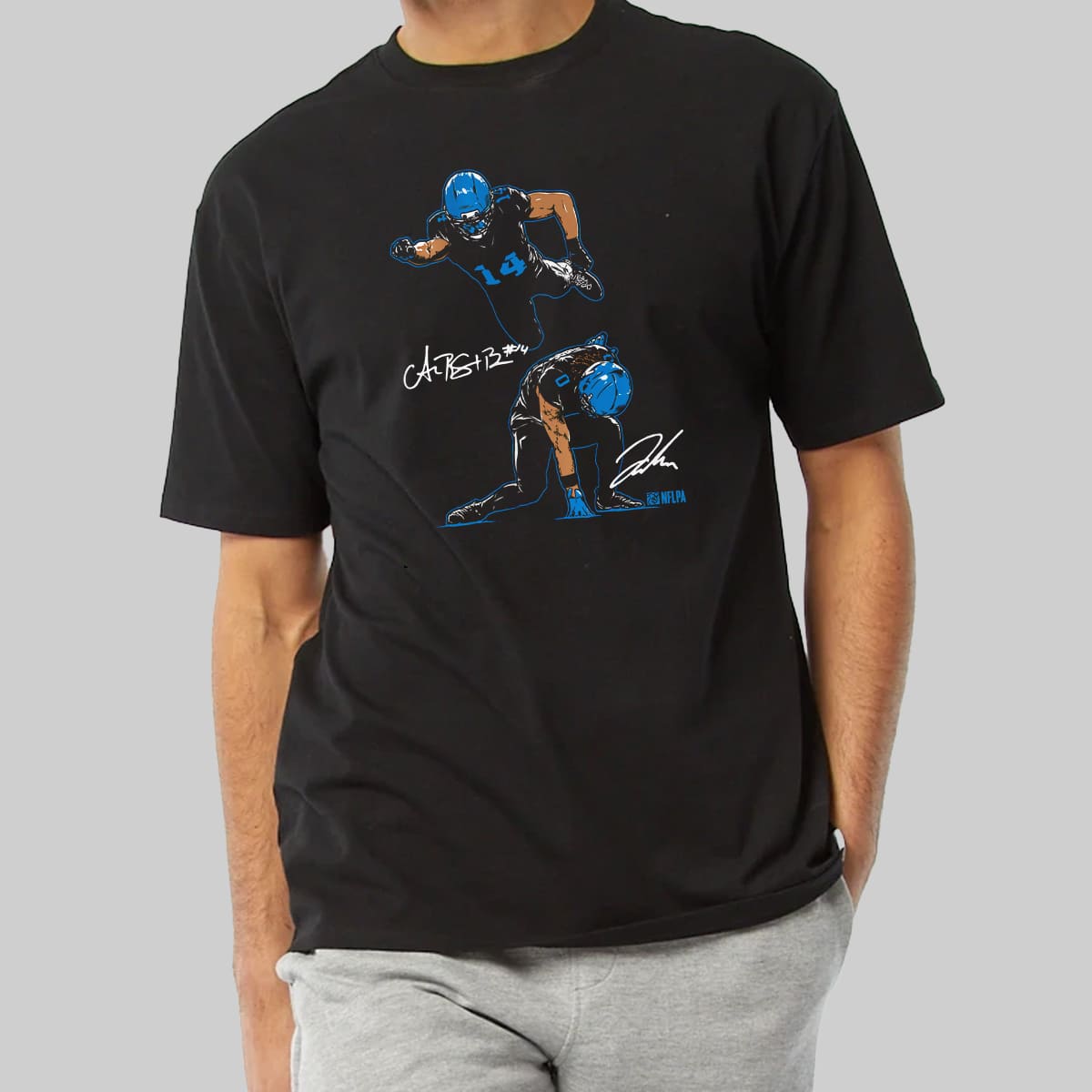 Amon-Ra St. Brown Jahmyr Gibbs Superheroes Shirt 1 Amon Ra St Brown Jahmyr Gibbs Superheroes Shirt 10