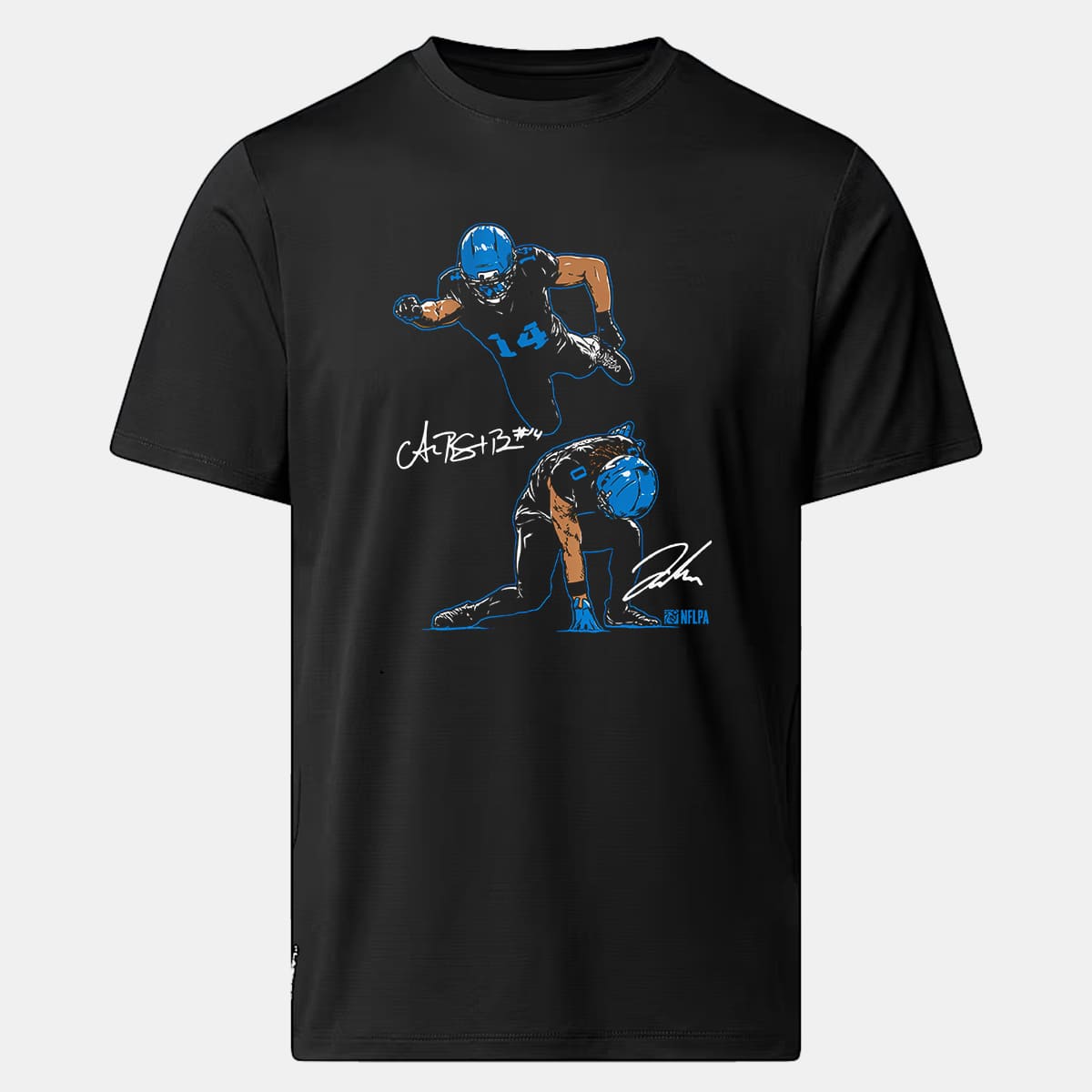 Amon-Ra St. Brown Jahmyr Gibbs Superheroes Shirt 3 Amon Ra St Brown Jahmyr Gibbs Superheroes Shirt 12