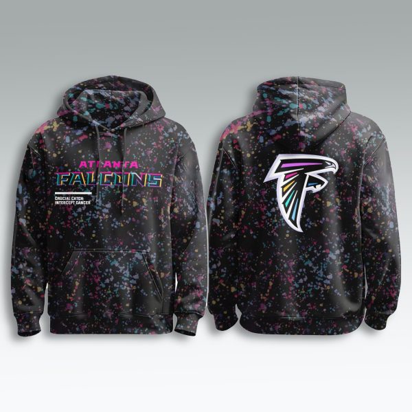 Atlanta Falcons Crucial Catch 2025 Hoodie 1