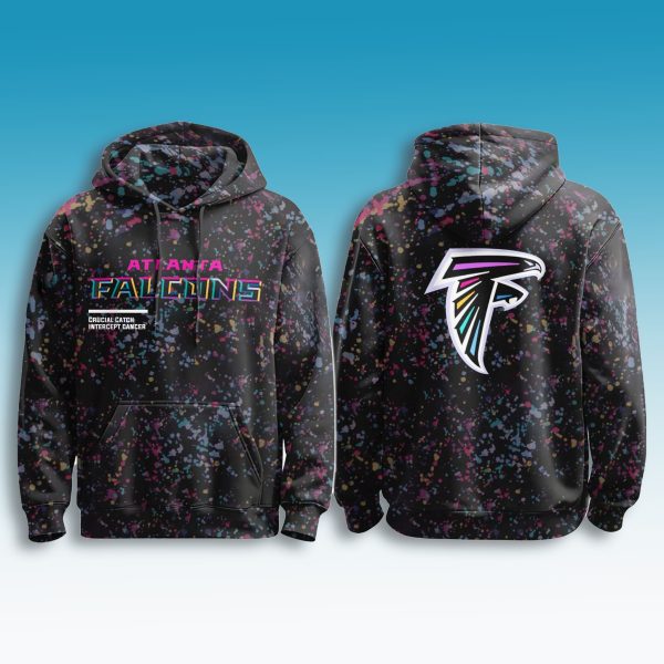 Atlanta Falcons Crucial Catch 2025 Hoodie 2