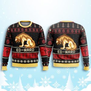 Nina Tucker Ed ward Fullmetal Alchemist Ugly Christmas Sweater 2