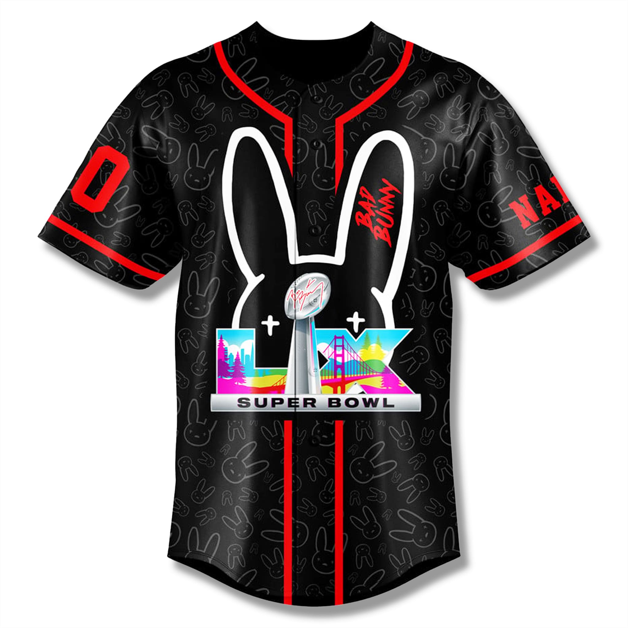 Bad Bunny Benito Bowl 2026 Half Time Jersey 2 Bad Bunny Benito Bowl 2026 Half Time Jersey