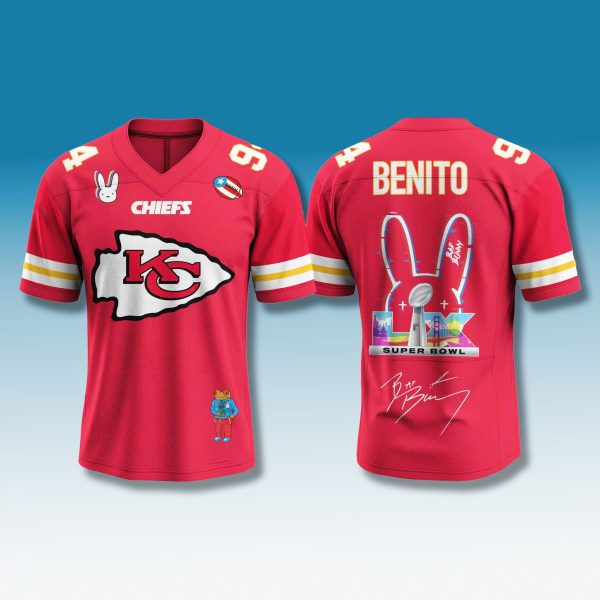 Bad Bunny Chiefs Football Jersey 2026 1