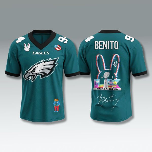 Bad Bunny Eagles Football Jersey 2026