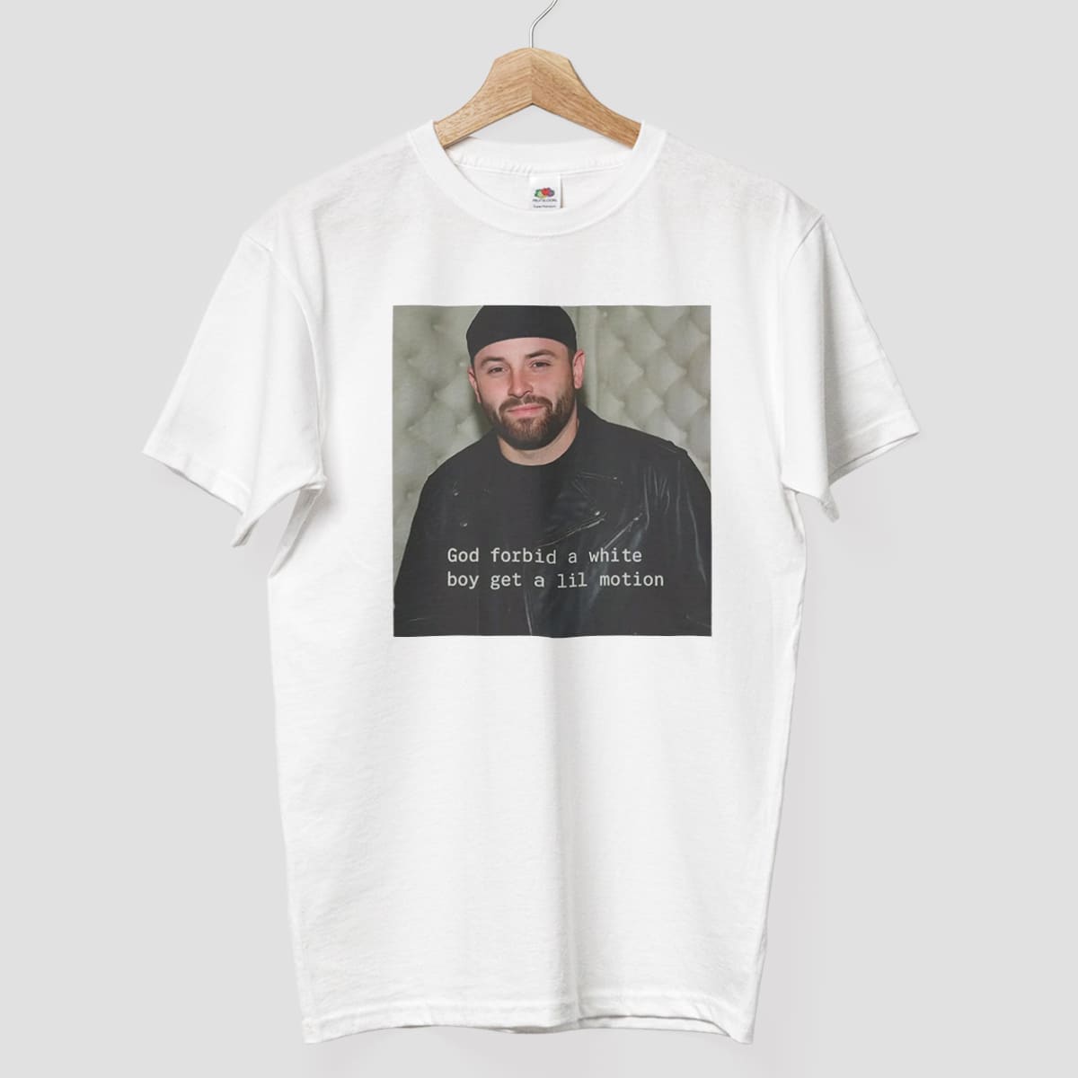 Baker Mayfield God Forbid A White Boy Get A Lil Motion Shirt 2 Baker Mayfield God Forbid A White Boy Get A Lil Motion Shirt 3