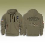 Ravens Salute To Service Quarter Zip Hoodie 2025