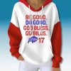 Be Good Do Good Go Bills Josh Allen MVP Waffle Hoodie