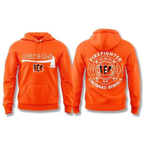 Bengals Firefighter Appreciation Month Hoodie 2025