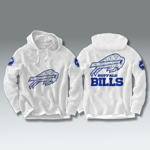 Bills 2026 Cold Front Christmas Waffle Hoodie