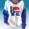 Bills LOVE Lets Go Buffalo Waffle Hoodie 1