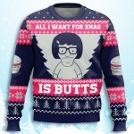 Bob's Burgers All I Want For Xmas Is Butts Ugly Sweater