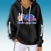 Bills Peace Love Buff Waffle Hoodie 5 Buffalo Bills Peace Love Buff Waffle Hoodie