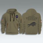 Bills Salute To Service Quarter Zip Hoodie 2025