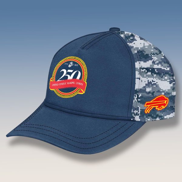 Buffalo Bills US Marine Corps 250th Birthday Hat 1