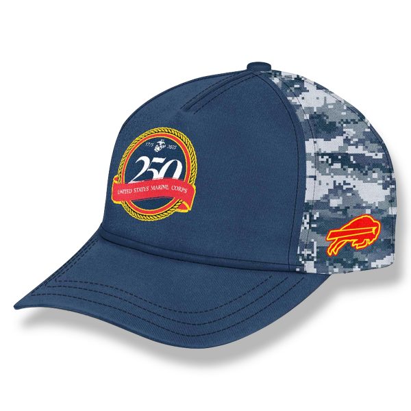 Buffalo Bills US Marine Corps 250th Birthday Hat 2