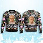 Can I Fix You Some Sandwiches Bad Santa Ugly Christmas Sweater