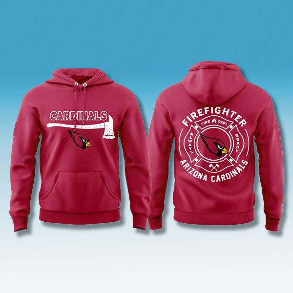 Cardinals 2025 Firefighter Appreciation Month Hoodie