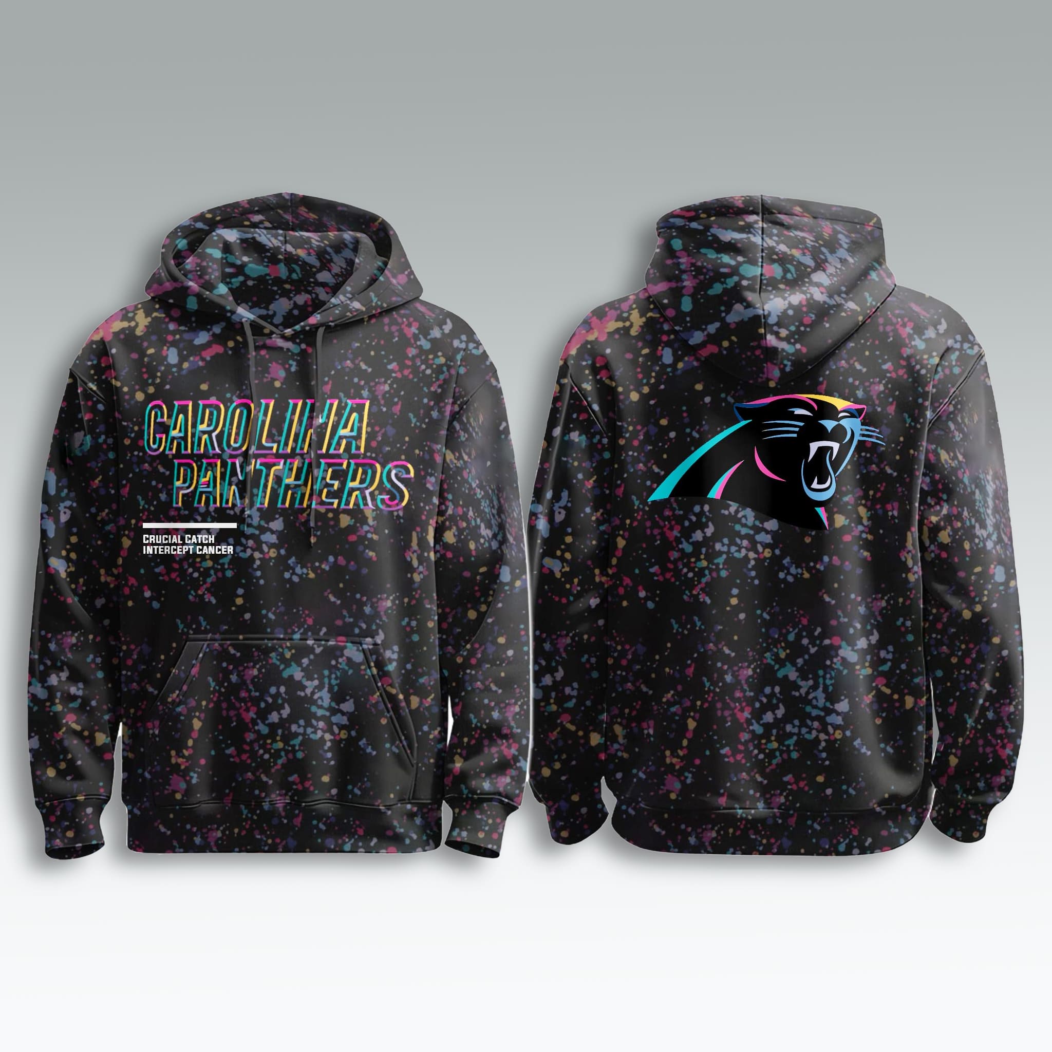 Carolina Panthers Crucial Catch 2025 Hoodie 2 Carolina Panthers Crucial Catch 2025 Hoodie 2