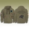 Carolina Panthers Salute To Service Quarter Zip Hoodie 2025