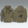 Carolina Panthers Salute To Service Quarter Zip Hoodie 2025 2