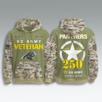 Panthers US Army Veteran 250th Birthday Hoodie