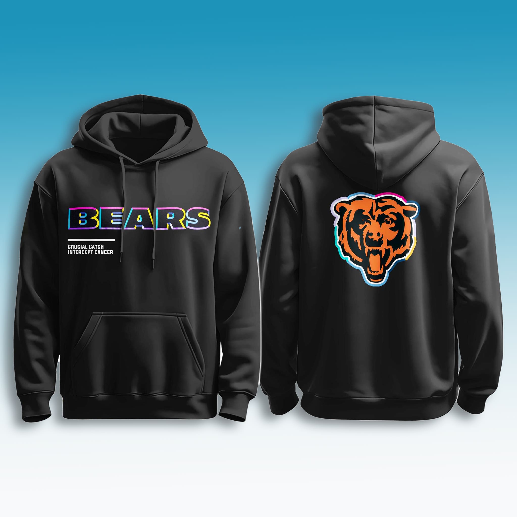 Chicago Bears Crucial Catch 2025 Hoodie 2 Chicago Bears Crucial Catch 2025 Hoodie 2