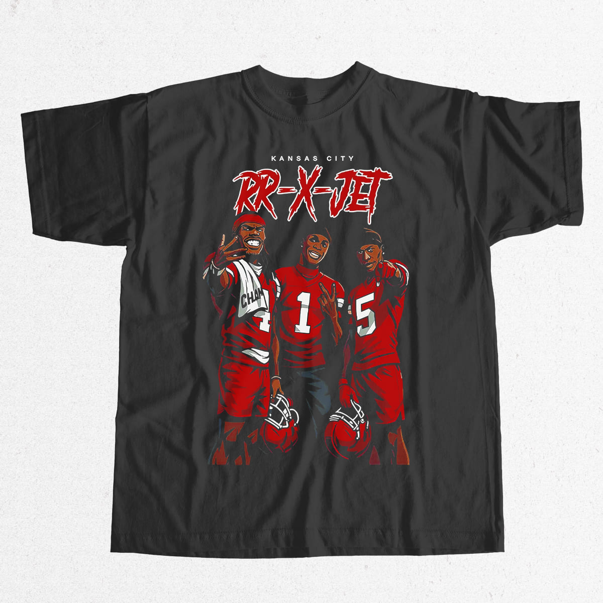 Chiefs Rashee Rice RR X JET Shirt 9 Chiefs Rashee Rice RR X JET Shirt 9