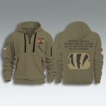 Bengals Salute To Service Quarter Zip Hoodie 2025
