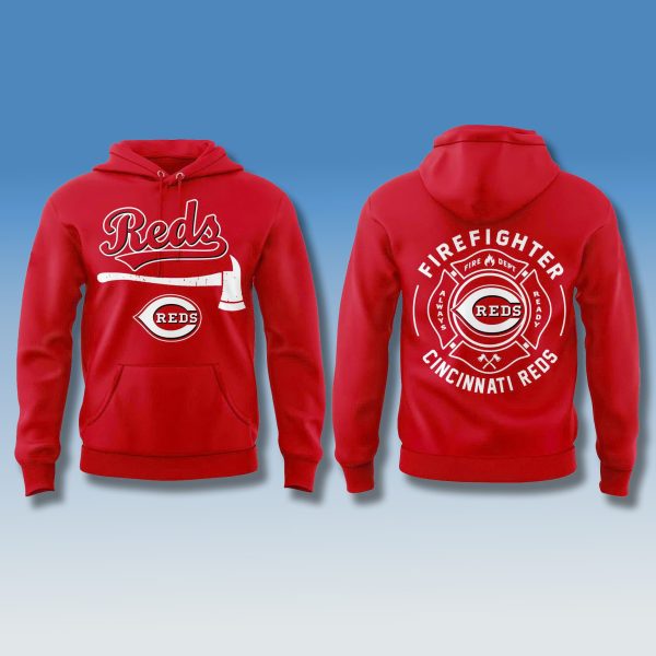 Cincinnati Reds x Firefighter Appreciation Month 2025 Hoodie 1