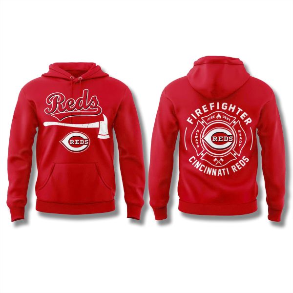 Cincinnati Reds x Firefighter Appreciation Month 2025 Hoodie