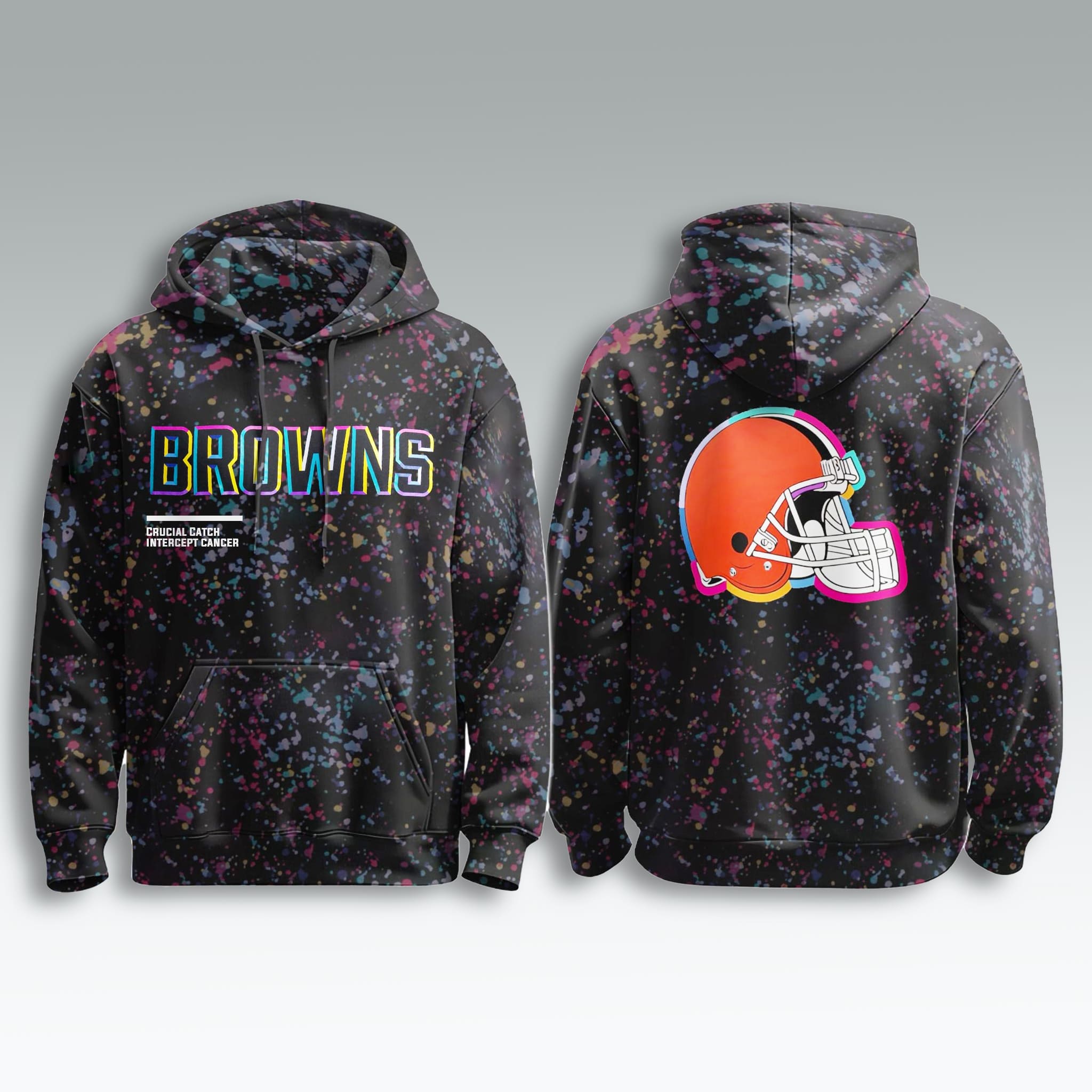 Cleveland Browns Crucial Catch 2025 Hoodie 2 Cleveland Browns Crucial Catch 2025 Hoodie 2