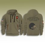 Browns Salute To Service Quarter Zip Hoodie 2025