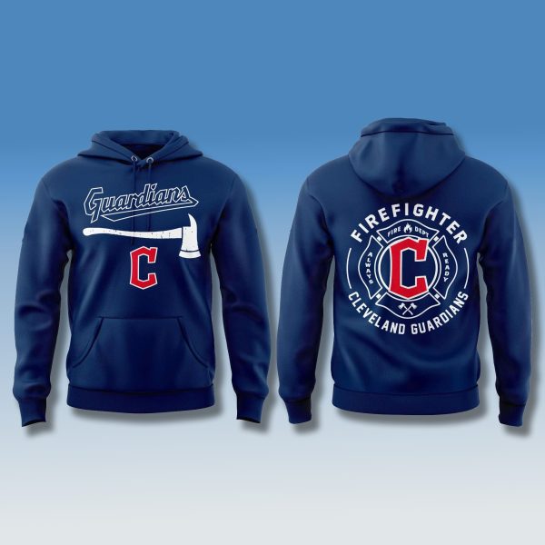 Cleveland Guardians Firefighter Appreciation Month 2025 Hoodie