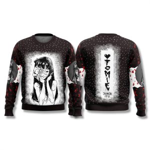 Junji Ito Tomie Ugly Christmas Sweater 1