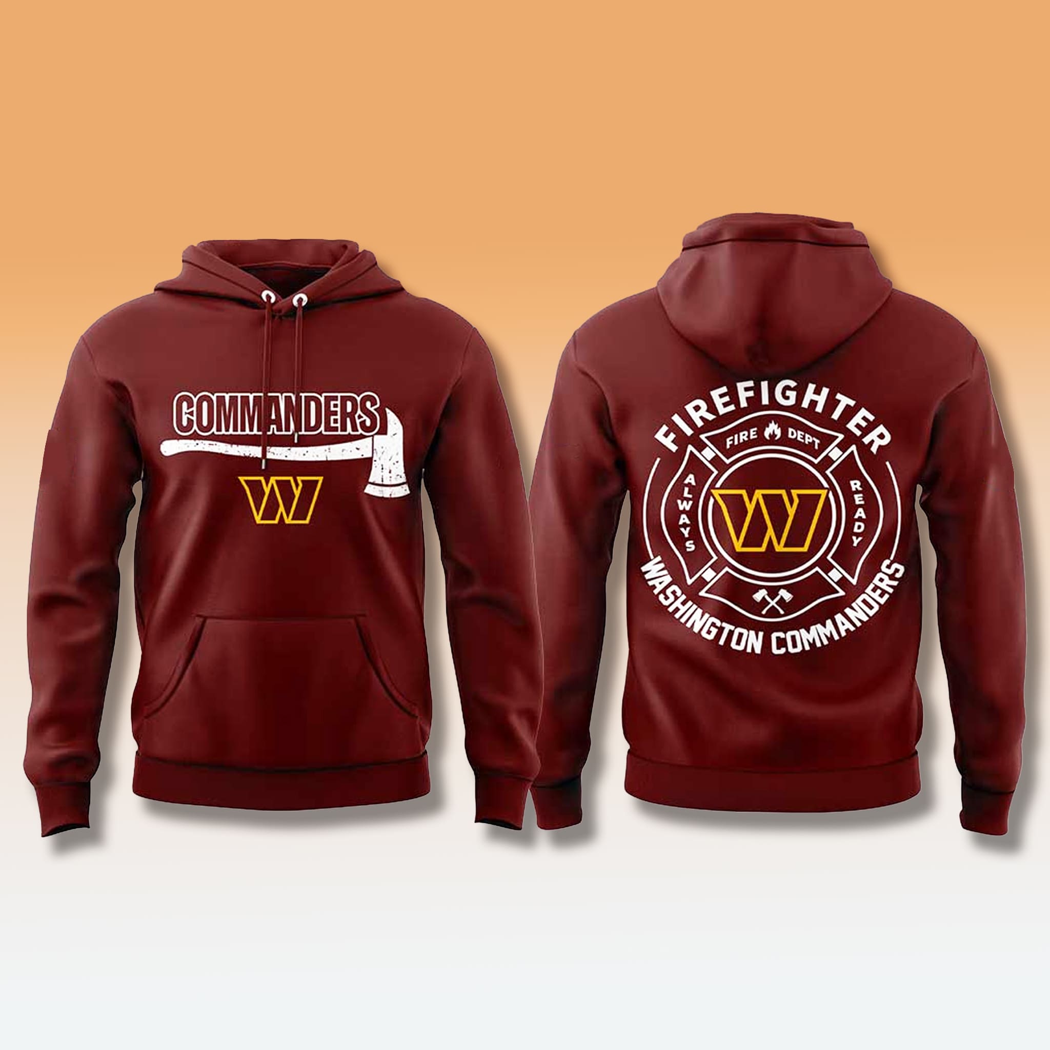 Commanders Firefighter Appreciation Month 2025 Hoodie 1 Commanders Firefighter Appreciation Month 2025 Hoodie 1
